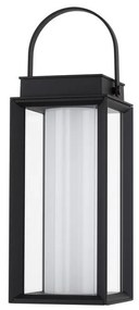 Lampa LED solara portabila iluminat exterior decorativ VERHAAL negru