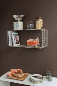 Raft bej etajat din metal 70 cm Wire – Mette Ditmer Denmark