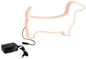 Lampă de birou LED pentru copii DOG LED/12W/230V roz