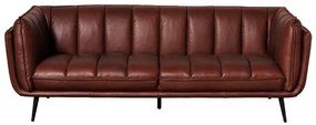 Canapea premium, 3 locuri, piele naturala, Slowboy