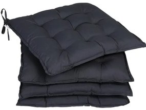 Deuba 4 x perne confortabile - antracit
