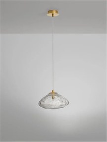 Pendul modern design decorativ KING auriu D-26cm
