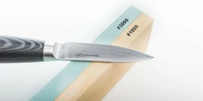 Set de cuțite G21 Gourmet Damascus în bloc de bambus 5 bucăți + piatră de ascuțit