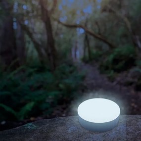 Lampă solară LED 2W 2V 6500K IPX4 2400mAh cu powerbank, neagră