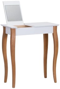 Măsuță de toaletă cu oglindă Ragaba Dressing Table, lungime 65 cm, albă