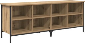 vidaXL Dulap pentru pantofi cu raft Stejar Artizanal 131 x 35 x 50 cm