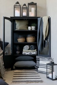 Fata de perna, din bumbac, Aix Vintage 60x40cm, midnight