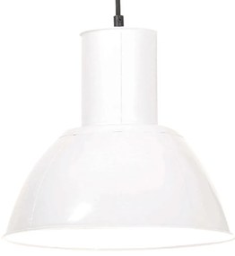 Lampa suspendata, 25 W, alb, rotund, 28,5 cm, E27 1, Alb,    28.5 cm