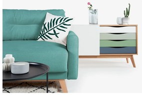 Canapea extensibilă Bonami Selection Pop, turcoaz