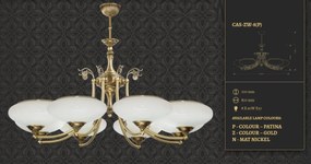 Candelabru 8 brate design clasic realizat manual CASAMIA