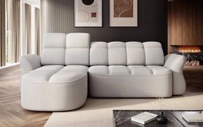 Colțar lemn masiv extensibil Beneth 301×185 cm Personalizabil - Stânga, Space 40