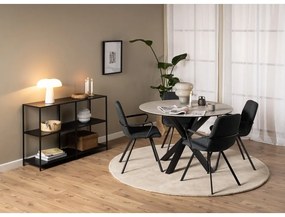 Scaune de dining gri-închis 2 buc. Selina – Actona