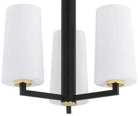 Lustra cu 3 brate design modern CAMELOT PLUS negru
