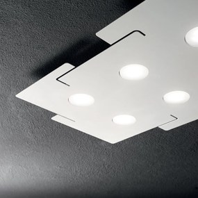 Plafoniera LED design modern TOTEM PL6 alb 215785