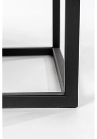 Dulap vinotecă din ratan negru pentru 8 sticle, 80x100 cm Guuji - White Label