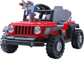 Kart Electric 2-in-1 NOVOKIDS TransformX, transformabil in masinuta electrica copii, baterie 24V, 2 motoare 380W, Roti EVA, Lumini LED, Muzica, Rosu