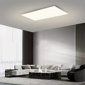 Brilagi - Plafonieră LED SLIMFRAME, 80 W, 230 V, 120 x 60 cm, 3000/4000/6000 K, albă