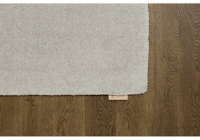 Covor crem din lână 133x190 cm Calisia M Smooth – Agnella