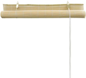 Jaluzele rulabile, 150 x 220 cm, bambus natural Bej, 150 x 220 cm