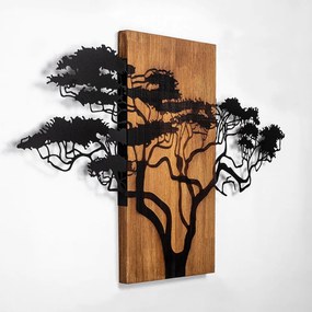 Accesoriu Decorativ de Perete Acacia Tree - 387, Lemn / Metal