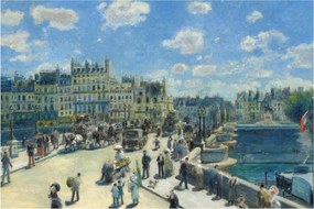 Tablou - Auguste Renoir, Pont Neuf, Paris, reproducere (90x60 cm)