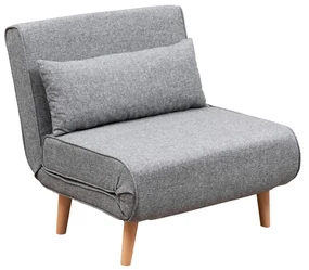Fotoliu Folde Single Light Grey