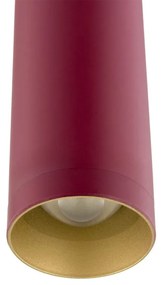 Pendul LED design modern slim Rio rosu
