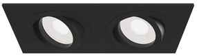Corp incastrabil cu 2 spoturi directionabile Atom negru MY-DL024-2-02B