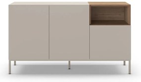 Comodă crem 140x80 cm Cailin – Marckeric