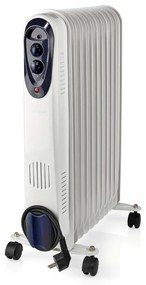 Nedis HTOI30WT11 - Radiator portabil cu ulei, 11 aripi, 1000/1500/2500W, 230V
