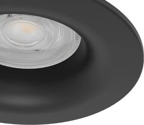Eglo 902273 - Plafonieră LED pentru baie SALABATE, 4,9 W, 230 V, Ø 8,8 cm, IP65, negru