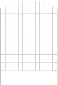 vidaXL Gard de Grădină 4 pcs Alb 170 x 225 cm