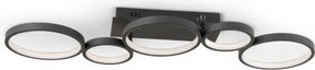 BRILAGI - Plafonieră LED reglabilă RINGO LED/34W/230V negru + telecomandă
