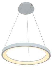 Brilagi - Lustră suspendată pe cablu FALCON SLIM LED dimabil/42W/230V Ø 50 cm albă + telecomandă