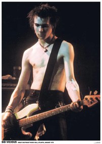 Poster Sid Vicious - Atlanta 1978, (59.4 x 84.1 cm)