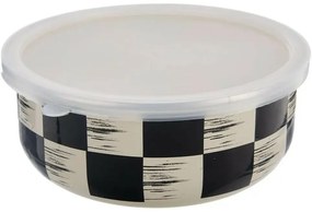 Orion Bol smaltat cu capac UH Șah Lem, diametru15,5 cm, S