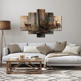 Tablou - Vintage pictura wildlife (150x105 cm)