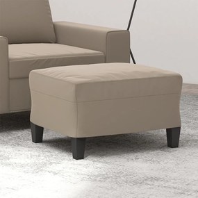 349341 vidaXL Taburet, gri taupe, 60x50x41 cm, microfibră