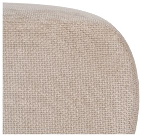 Taburet bej cu tapițerie din chenille Minimal – Ixia