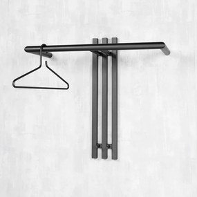 Cuier de perete negru din metal 65 cm Senza – Spinder Design