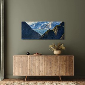 Tablou cu peisaj cu munții (120x50 cm)