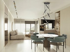 Lustra LED moderna design minimalist Edna