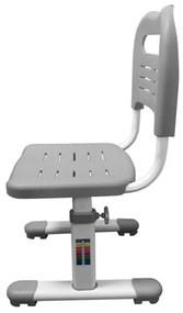 Birou multifunctional copii, inaltime reglabila-gri