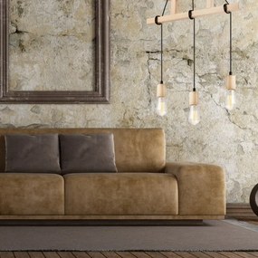 Candelabru pe cablu LEON 3xE27/60W/230V