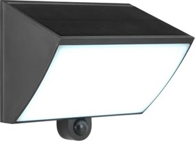 Brilliant - Aplica de perete solară LED SIERRA LED/6W/3,7V 2000 mAh IP54 negru