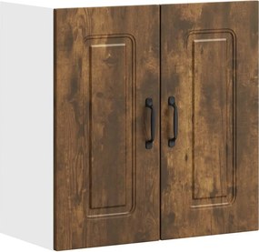 vidaXL Dulap de bucătărie „Kalmar” din lemn de stejar afumat