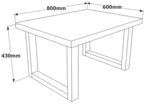 Set mobilier birou Menauras 8 (Nuc baroc + antracit). 1107153