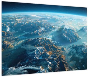 Tablou - Vedere din spațiu (70x50 cm)