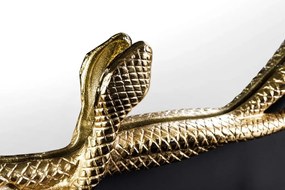 Oglinda decorativa design sarpe auriu SNAKE L 50cm