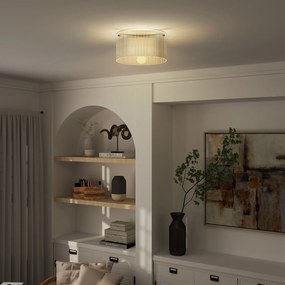 HOMCOM Plafonier LED 40W cu bază E27 modern pentru sufragerie, hol, sufragerie, bucătărie, transparent | Aosom Romania